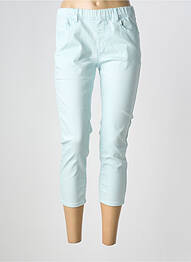 Jegging tissage denim taille normale bleu QUATRE VINGT JOURS femme