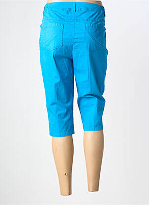 Corsaire taille élastique taille normale bleu AGATHE & LOUISE femme