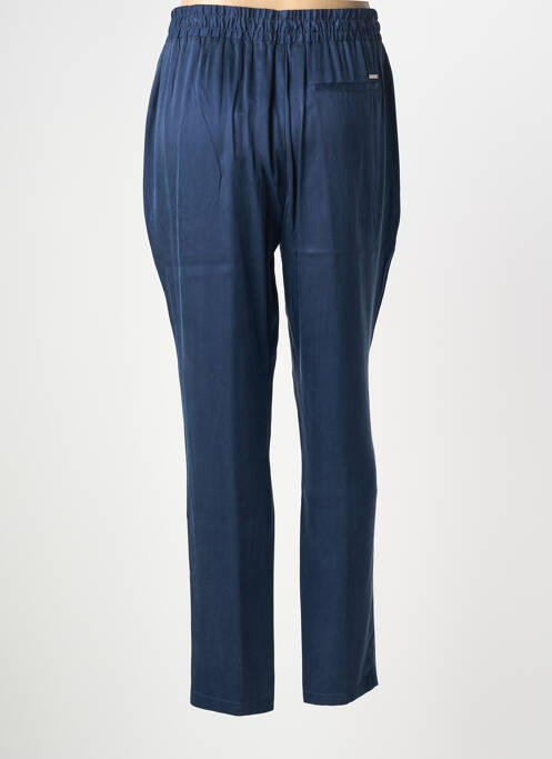 Pantalon slim taille élastique taille normale bleu JULIE GUERLANDE femme