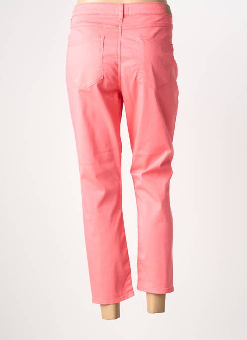 Pantalon 7/8 stretch taille normale rose KANOPE femme
