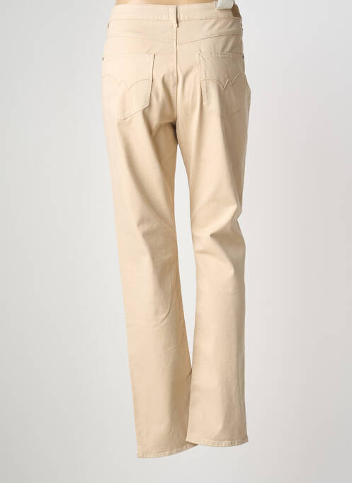 Jeans coupe droite beige KANOPE femme