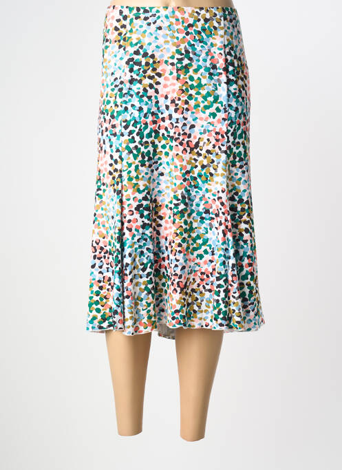 Jupe mi-longue vert TELMAIL femme