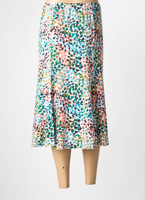 Jupe mi-longue vert TELMAIL femme