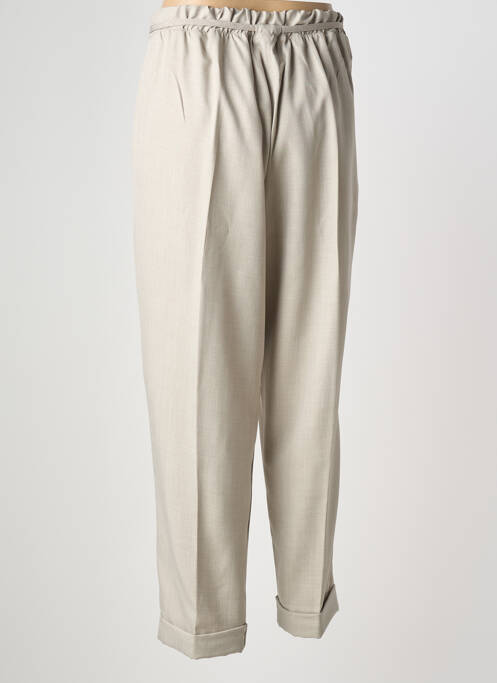 Pantalon droit gris MASSANA femme