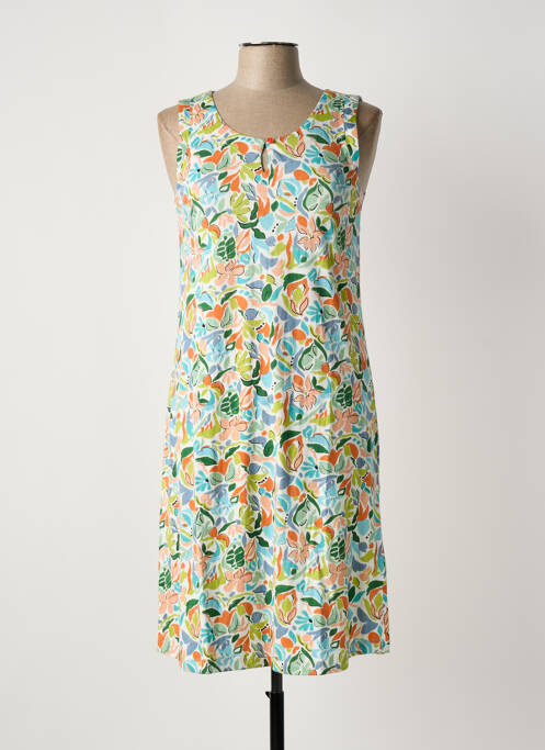 Robe mi-longue bleu AGATHE & LOUISE femme