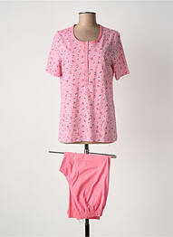Pyjama manches courtes rose RINGELLA femme