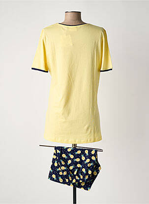Pyjashort col rond jaune RINGELLA femme