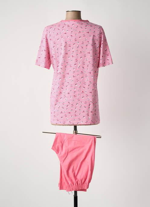 Pyjama manches courtes rose RINGELLA femme