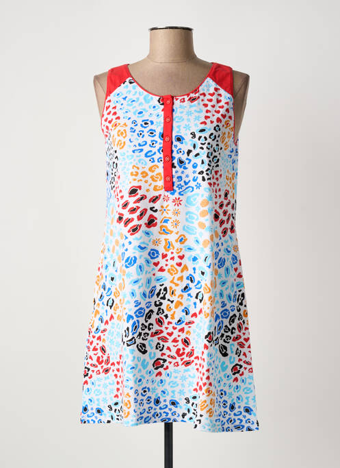 Chemise de nuit rouge MASSANA femme