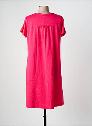Robe mi-longue manches courtes manches courtes rose GERRY WEBER femme