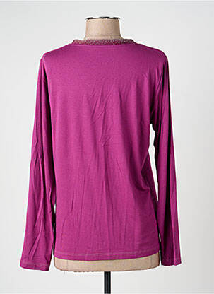 T-shirt manches longues manches longues violet KANOPE femme