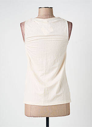 Débardeur col v sans manche beige WNT COLLECTION femme