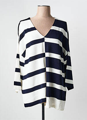 Pull col v manches longues noir JOSEPH RIBKOFF femme