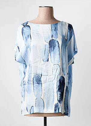 T-shirt imprimé fantaisie manches courtes bleu GERRY WEBER femme