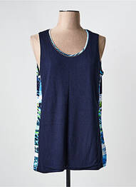 Débardeur stretch sans manche bleu JOY OF LIFE femme