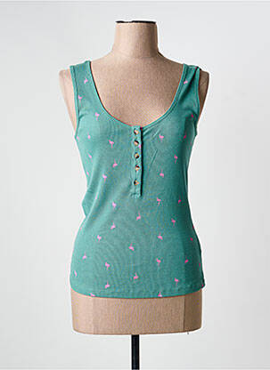 Top stretch sans manche vert WHITE STUFF femme