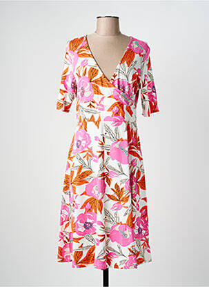 Robe mi-longue rose ZILCH femme