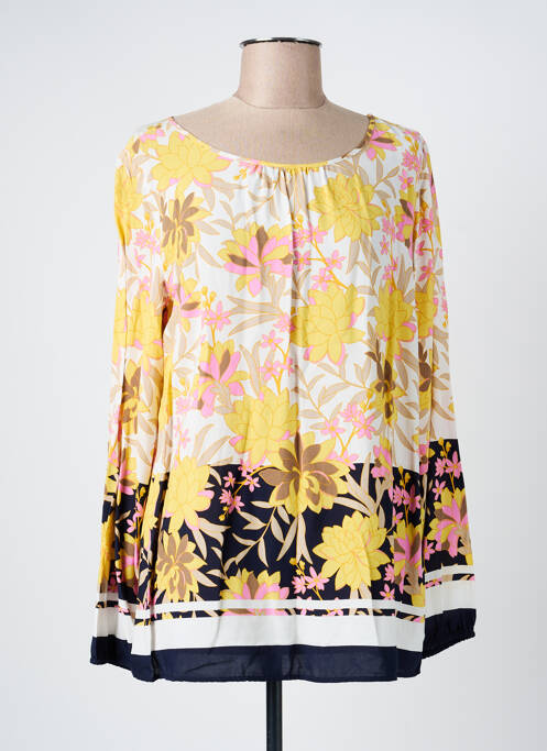 Blouse imprimé fleurs manches longues jaune BETTY BARCLAY femme