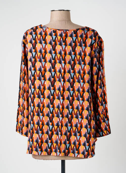 Blouse orange GEVANA femme