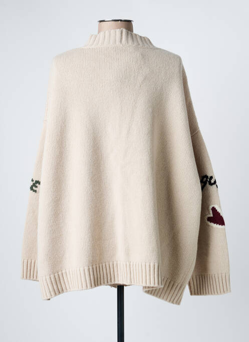 Gilet manches longues beige WEEKEND MAXMARA femme