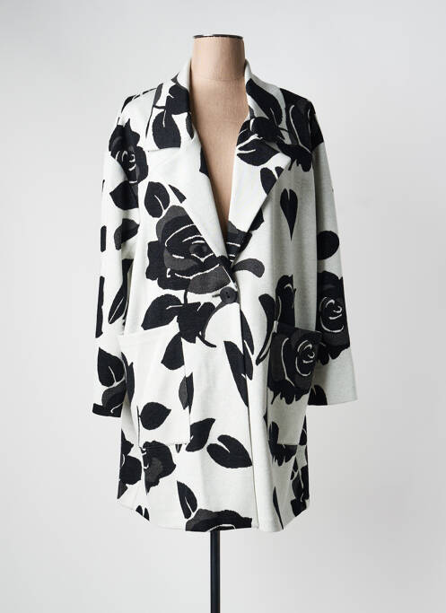 Manteau long gris JOSEPH RIBKOFF femme