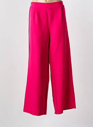 Pantalon large tissage crêpe taille normale rose BETTY BARCLAY femme