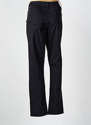 Pantalon droit stretch taille normale noir KANOPE femme