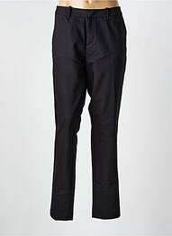 Pantalon chino broderie galons latéraux taille normale noir S.OLIVER femme