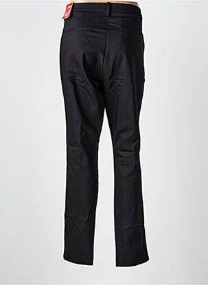 Pantalon chino broderie galons latéraux taille normale noir S.OLIVER femme
