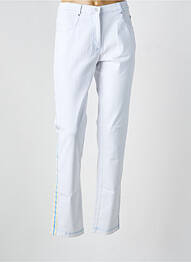 Jeans coupe slim stretch bleu JOY OF LIFE femme