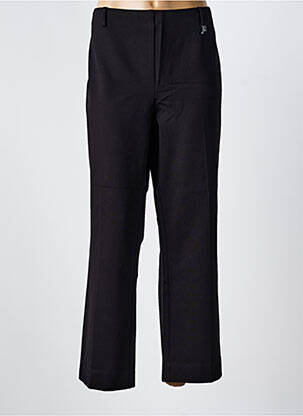 Pantalon droit stretch taille haute noir JOSEPH RIBKOFF femme
