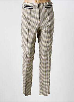 Pantalon slim stretch taille normale jaune BETTY BARCLAY femme