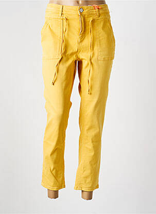 Jeans coupe slim stretch taille normale jaune STREET ONE femme