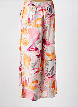 Pantalon 7/8 taille haute taille haute orange BETTY BARCLAY femme
