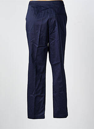 Pantalon chino tissage popeline taille normale bleu NICE THINGS femme