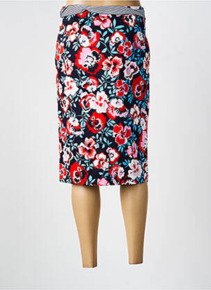 Jupe mi-longue taille à pinces bleu GERRY WEBER femme