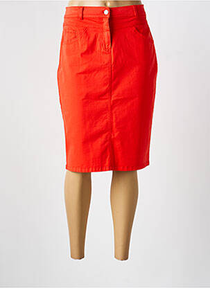Jupe mi-longue stretch orange GERRY WEBER femme