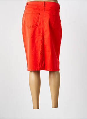 Jupe mi-longue stretch orange GERRY WEBER femme