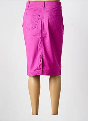 Jupe mi-longue stretch violet GERRY WEBER femme