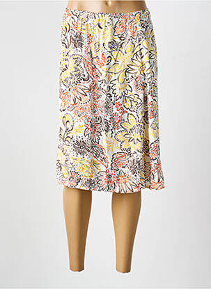 Jupe mi-longue coupe évasée jaune GERRY WEBER femme
