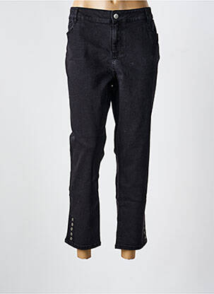 Jeans coupe slim noir MISS BY CAPTAIN TORTUE femme