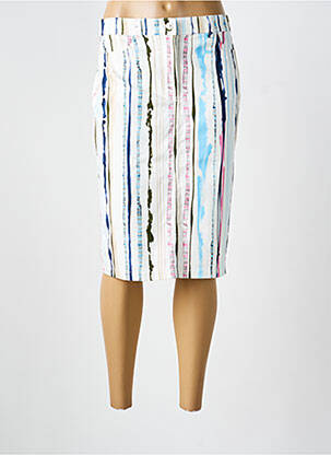 Jupe mi-longue blanc GERRY WEBER femme