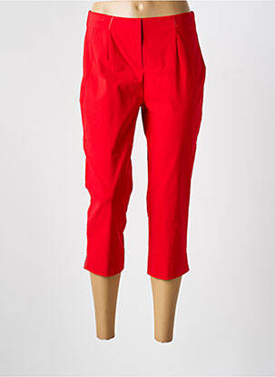 Pantacourt rouge ANNA MONTANA femme