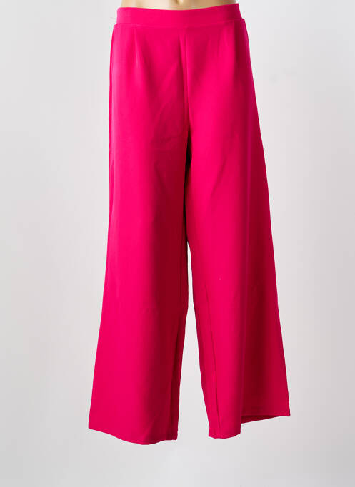 Pantalon large tissage crêpe taille normale rose BETTY BARCLAY femme