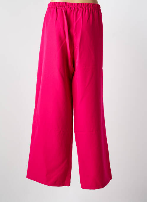 Pantalon large tissage crêpe taille normale rose BETTY BARCLAY femme