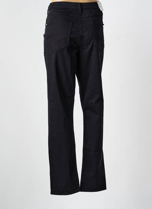 Pantalon droit stretch taille normale noir KANOPE femme