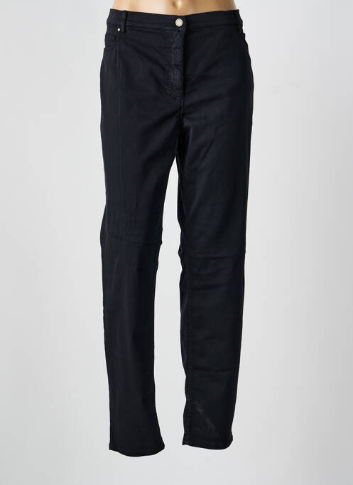 Pantalon slim tissage popeline taille normale noir BETTY BARCLAY femme
