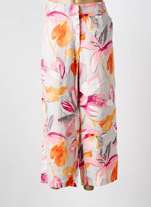 Pantalon 7/8 taille haute taille haute orange BETTY BARCLAY femme