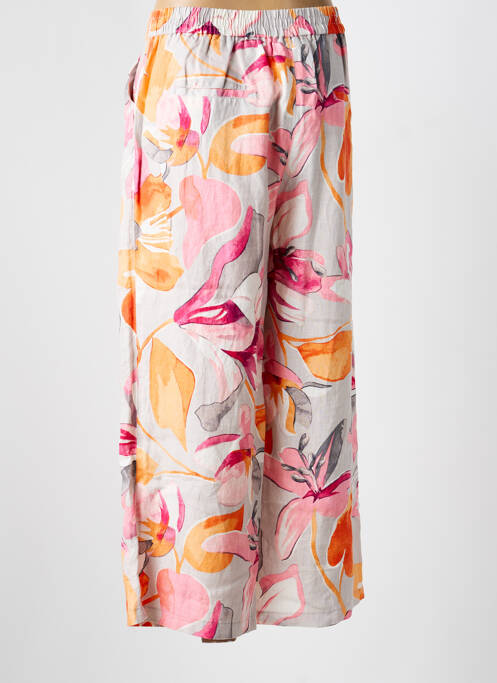 Pantalon 7/8 taille haute taille haute orange BETTY BARCLAY femme
