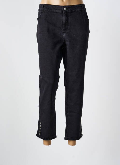 Jeans coupe slim noir MISS BY CAPTAIN TORTUE femme